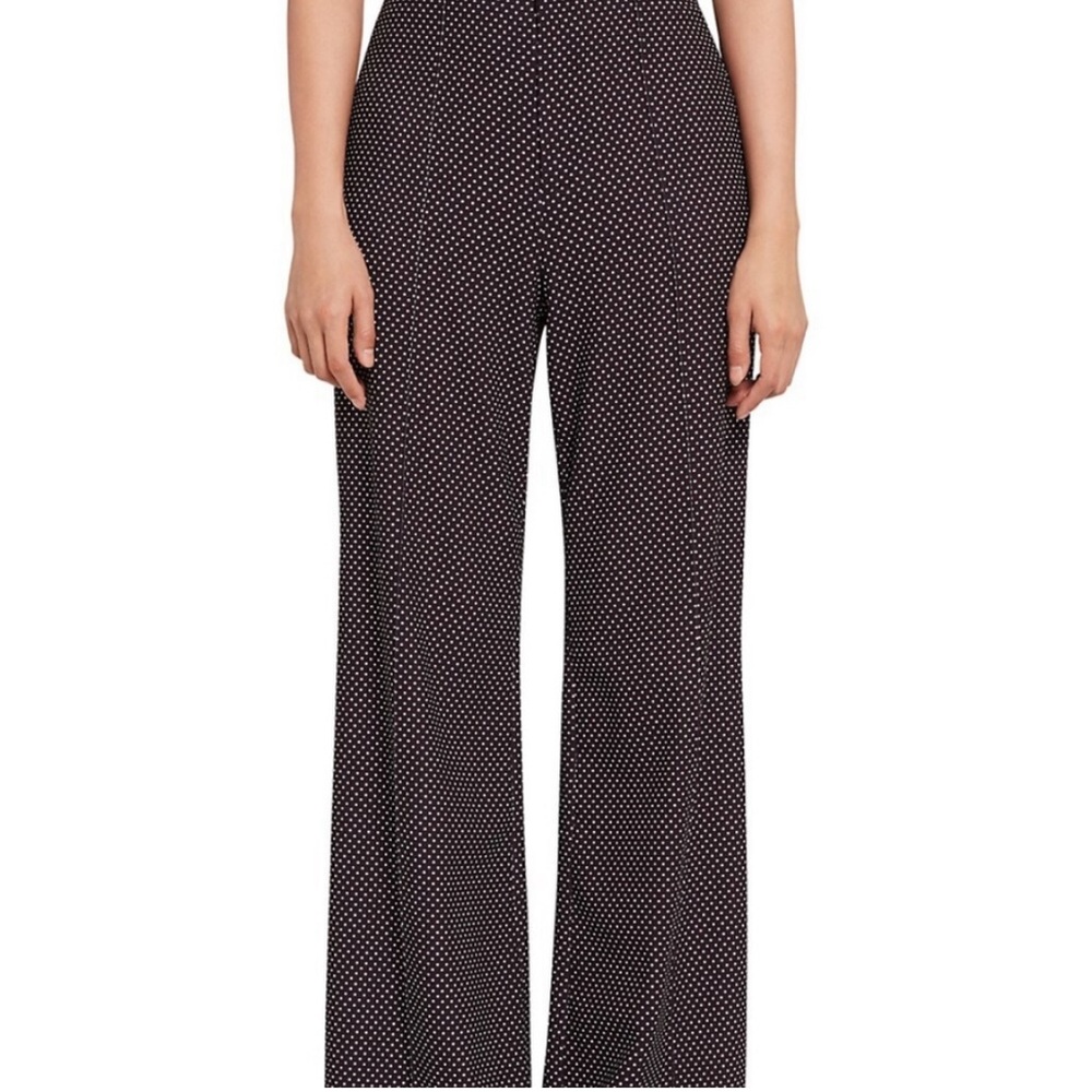 Alice + Olivia Dylan Wide Leg Polka Dot Pants